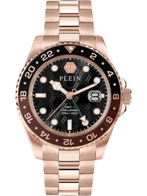 Pre-owned Philipp Plein Pwyba0723 Hyper $port Gmt Mens Watch 44mm 10atm