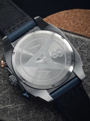 Pre-owned Avi-8 Av-4100-07 Hawker Hunter Dual Time