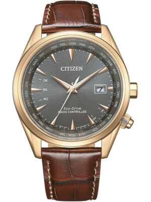Pre-owned Citizen Cb0273-11h Eco-drive Racio Controlled Watch 43mm