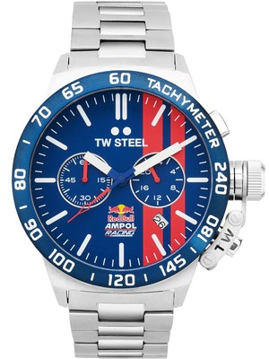 Pre-owned Tw Steel Tw-steel Cs121 Red Bull Ampol Racing Chronograph Mens Watch