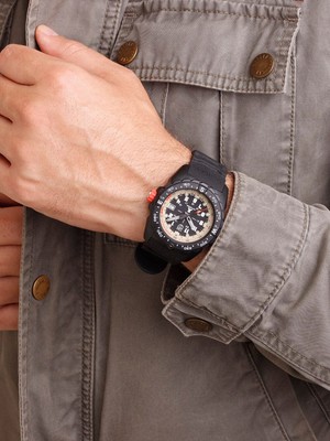 Pre-owned Luminox Xb.3731 Mens Watch Bear Grylls Mountain 43mm 20atm