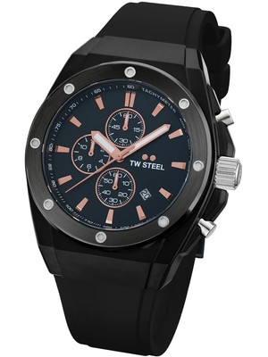 Pre-owned Tw Steel Tw-steel Ce4102 Ceo Tech Chronograph Mens Watch 44mm 10atm