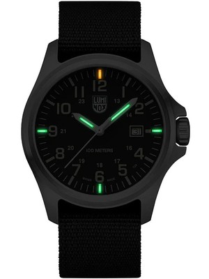Pre-owned Luminox X2.2517 Patagonia Steel Mens Watch 44mm 10atm