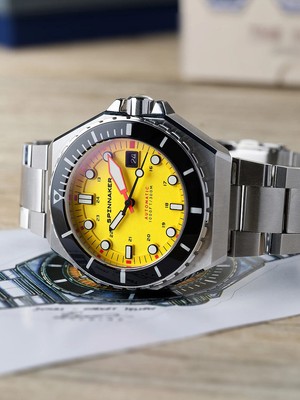 Pre-owned Spinnaker Sp-5081-ii Dumas Automatik Herrenuhr 44mm 30atm
