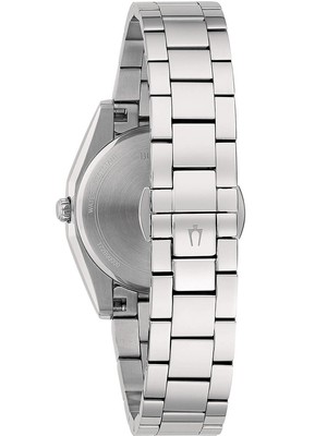 Pre-owned Bulova 96p228 Surveyor Diamond Ladies Watch 31mm 3atm