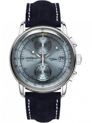 ZEPPELIN ZEPPELIN 8670-4 CHRONOGRAPH 100 YEARS ZEPPELIN MENS WATCH 42MM 5ATM