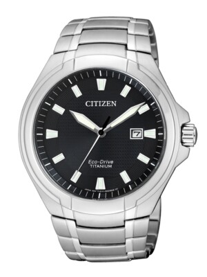 Pre-owned Citizen Bm7430-89e Eco-drive Super-titanium Mens Watch 42mm 10 Atm