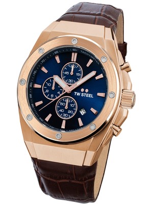 Pre-owned Tw Steel Tw-steel Ce4106 Ceo Tech Chronograph Mens Watch 44mm 10atm