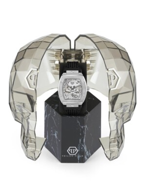 Pre-owned Philipp Plein Pwbaa2123 The Skeleton