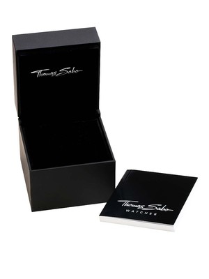 Pre-owned Thomas Sabo Wa0350-201-209-42 Rebel Spirit Mens Watch 42mm 5atm