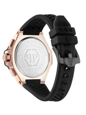 Pre-owned Philipp Plein Pwpra0824 Mens Watch Chrono Royal 46mm 5atm