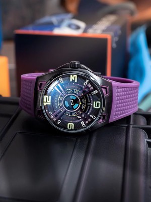 Pre-owned Nubeo Nb-6094-05 Mens Watch Oao Automatic Limited Edition 44mm 5atm