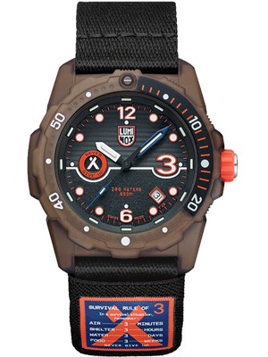Pre-owned Luminox Xb.3721.eco Bear Grylls Survival Eco Mens Watch