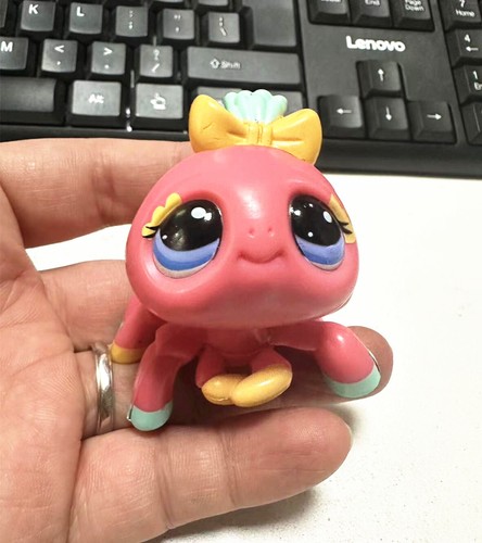 置物 pink spider faux-fur-spider-pink-56968pk-