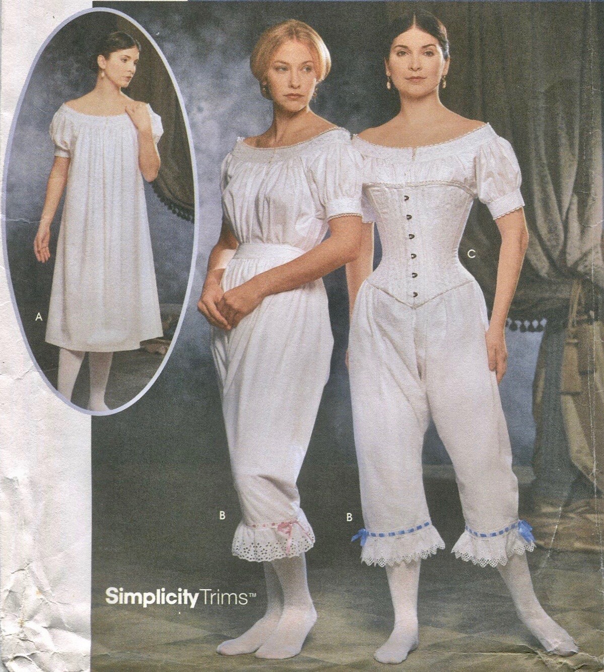 9738 Simplicity SEWING Pattern UNCUT Misses 6-14 drop waist