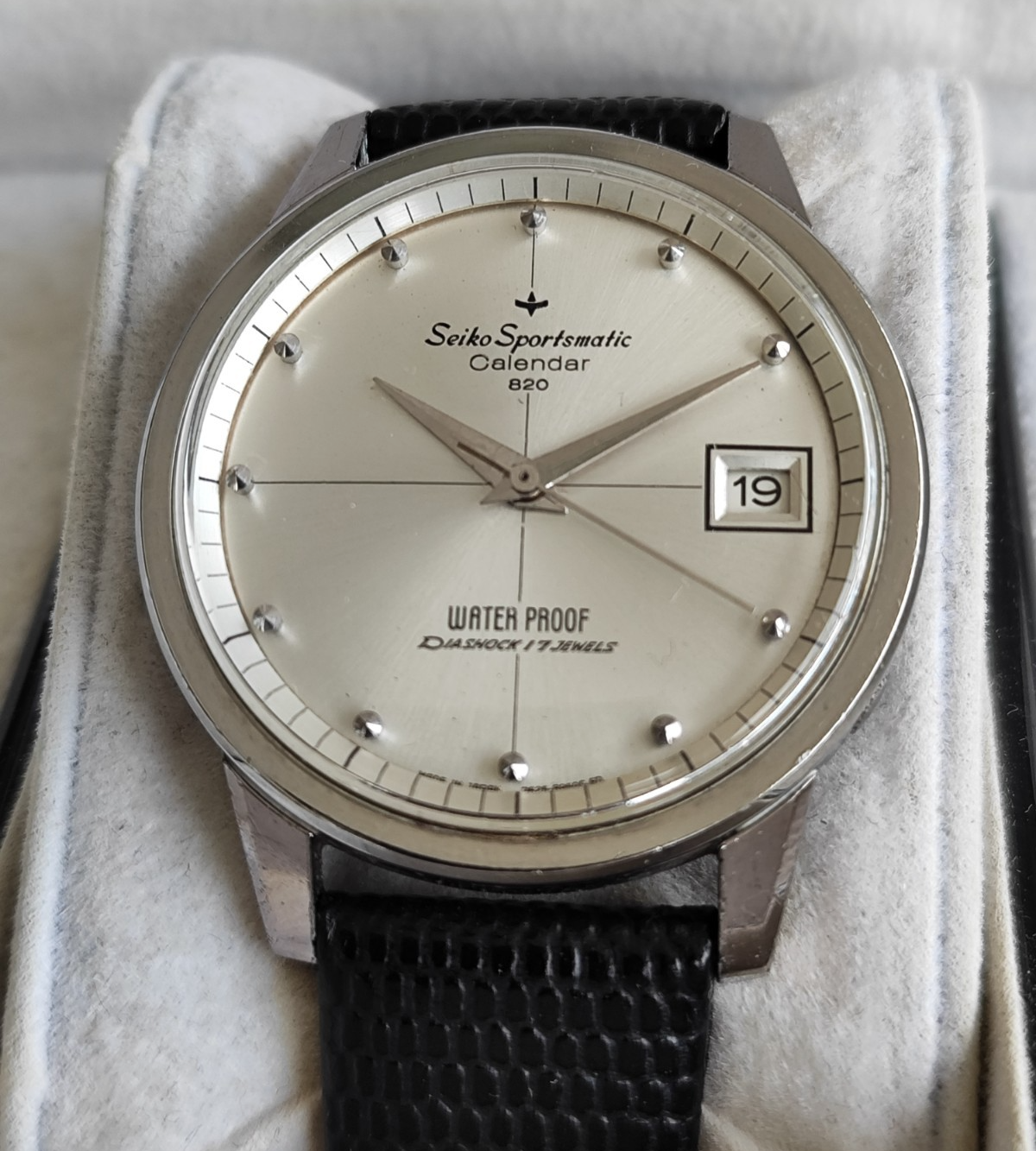 Seiko sportsmatic calendar 820 vintage watch for men automatic