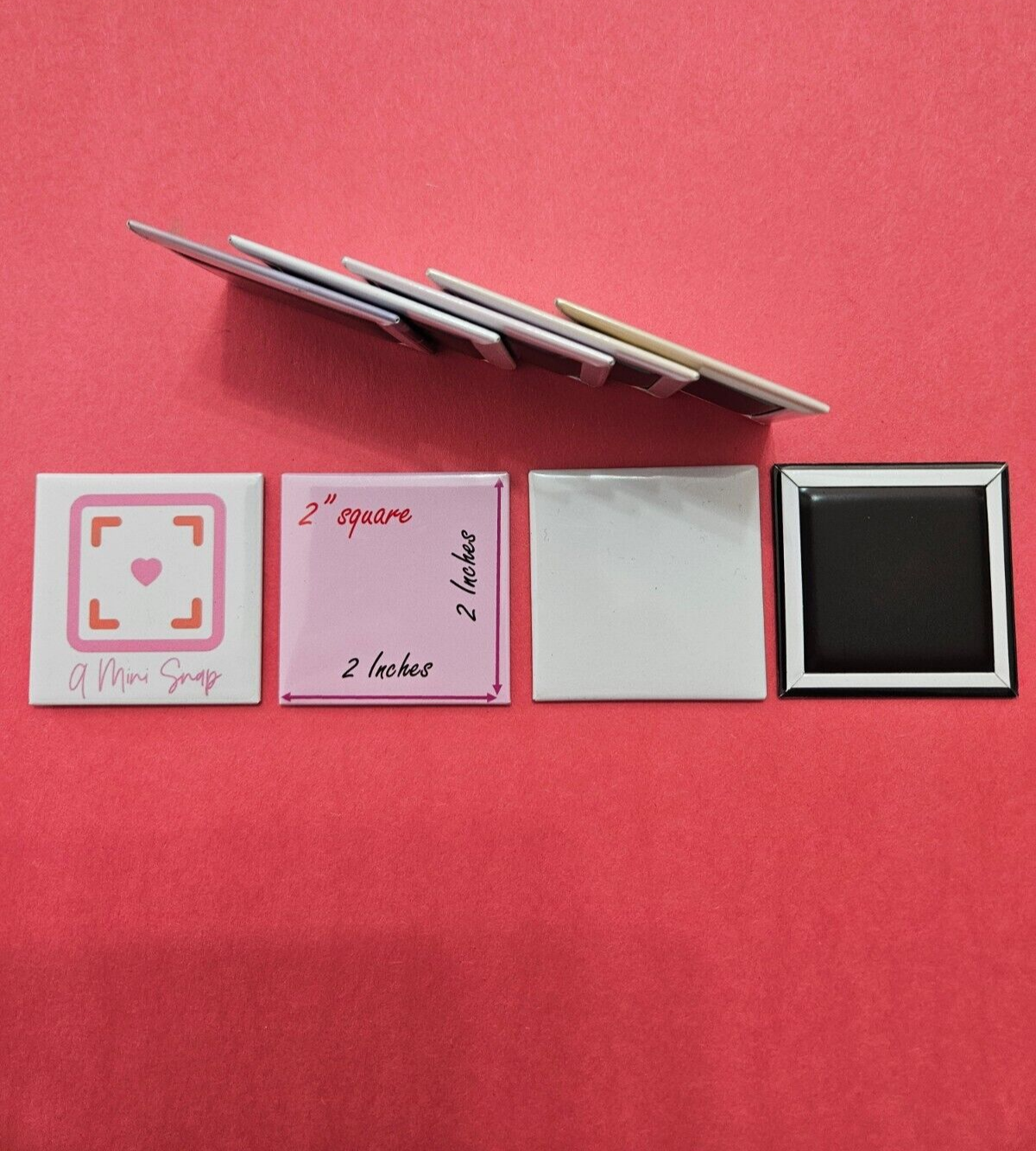 Personalized Custom Picture Refrigerator Fridge Magnet Magnets 2x2in 2 inch 2"