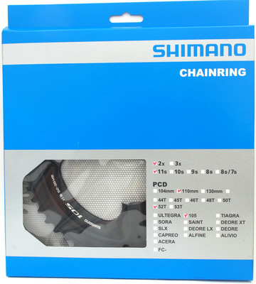 shimano 105 52t chainring