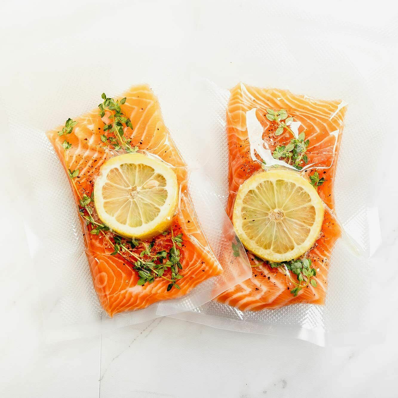 2 Rolls 11" x 50' Vacuum Sealer Bags Food Saver Sealing Machine Storage Bags