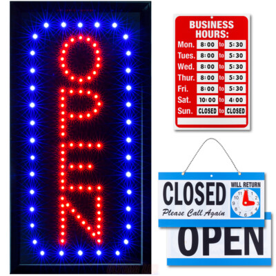 By Ultima Led: Bundle For Business, Includes 3 Signs