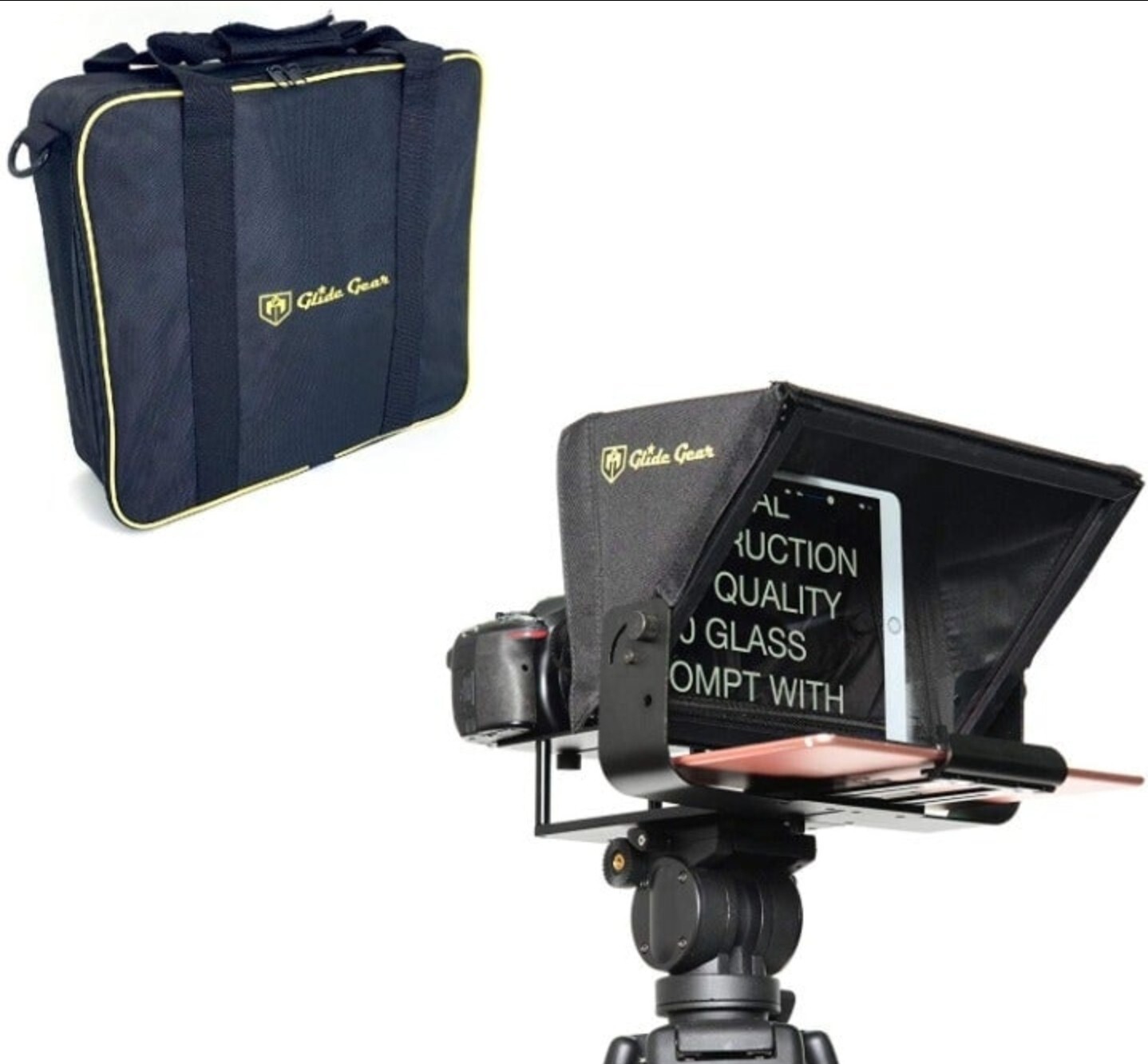 Glide Gear TMP 100 Teleprompter | Works w/ Smart Phone or