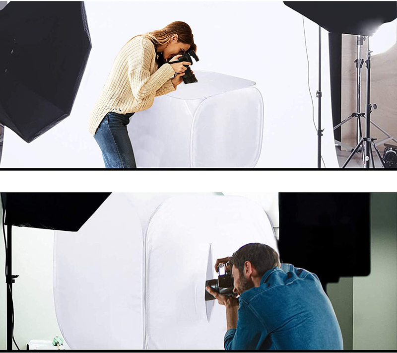 24″ Portable Photo Studio Shooting Tent Light Box Tent with 4 Colors Backdrops