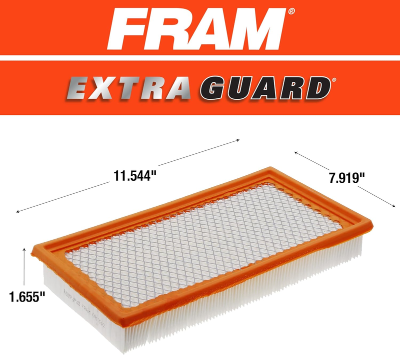 CA10242 Extra Guard Panel Air Filter Fits Select Ford, Lincoln, Mazda, Model Yea