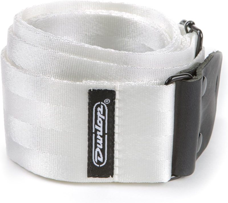 Deluxe Seatbelt White Guitar Strap (DST70-01WH)