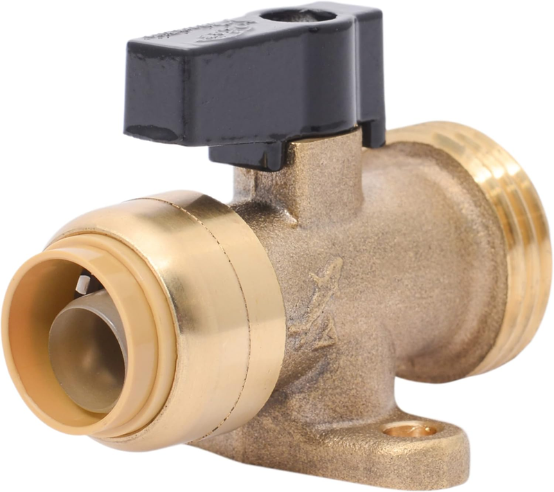 Washing Machine Valve 25559LF for  Brass Push to Connect Pipe Fitting