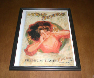 LEISY BREWING COMPANY FRAMED AD PRINTS - YOUR CHOICE 