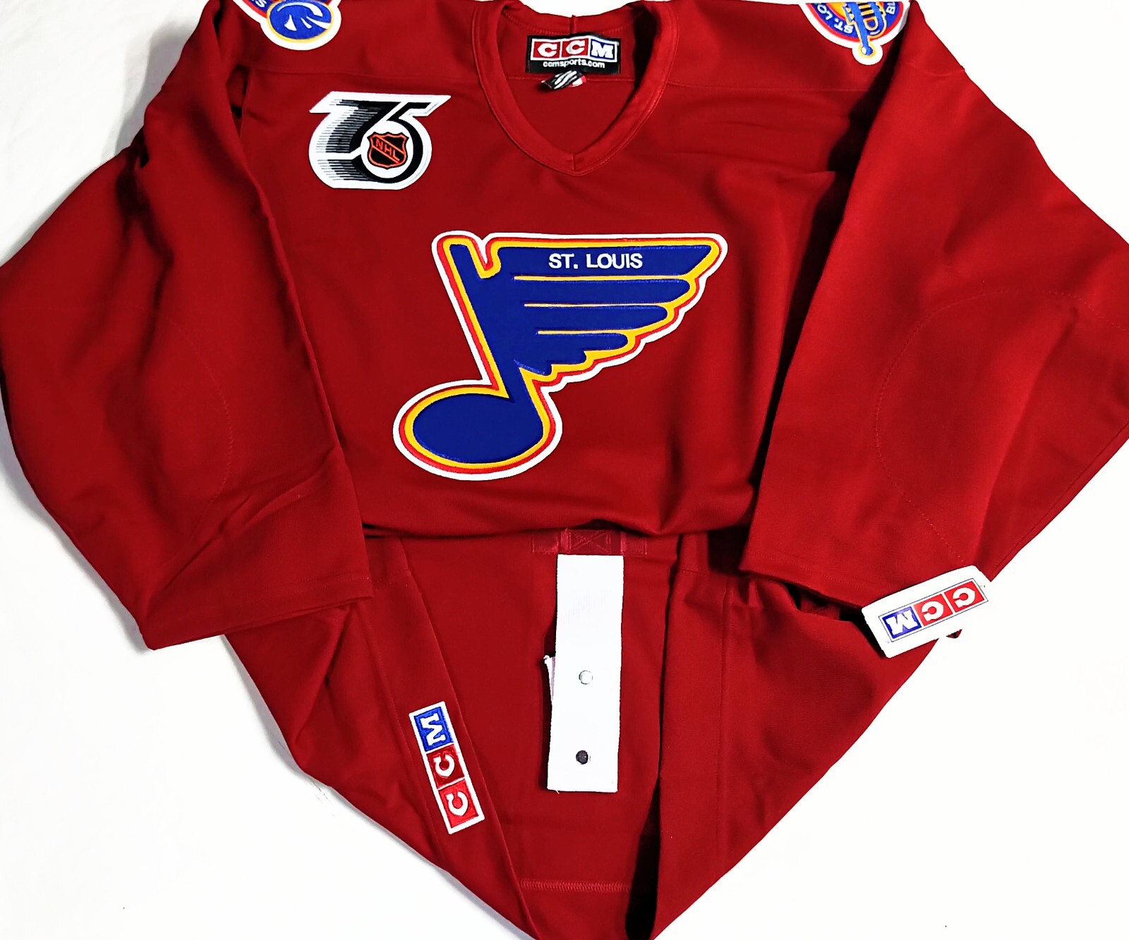 NHL BLUES HOCKEY ピステ プルオーバー CCM 古着 NHL BLUES HOCKEY ピステ プルオーバー CCM 古着｜Yahoo!フリマ
