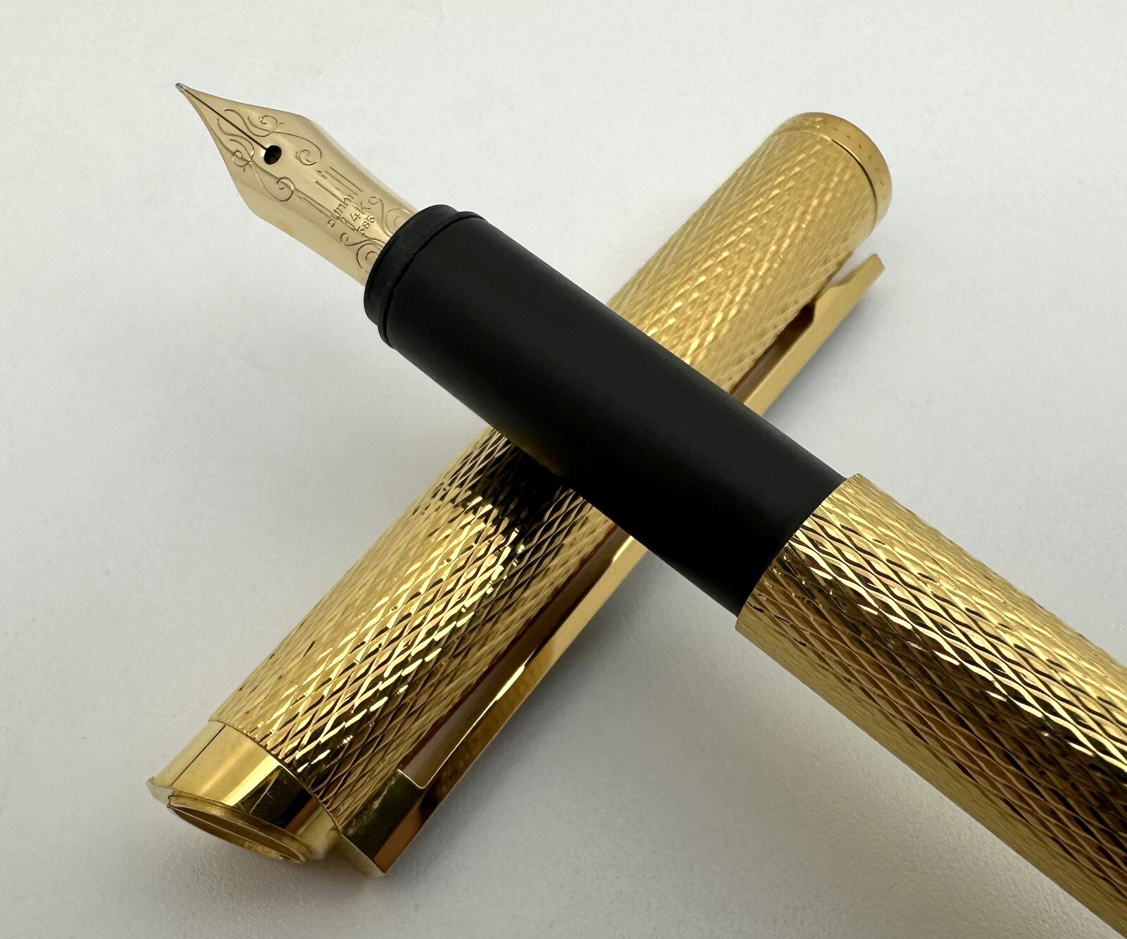 ★ ダンヒル 14K 万年筆 ペン先 14金 ゴールド dunhill 585 dunhill ダンヒル 万年筆 ペン先585 ゴールドカラー 14K 文具