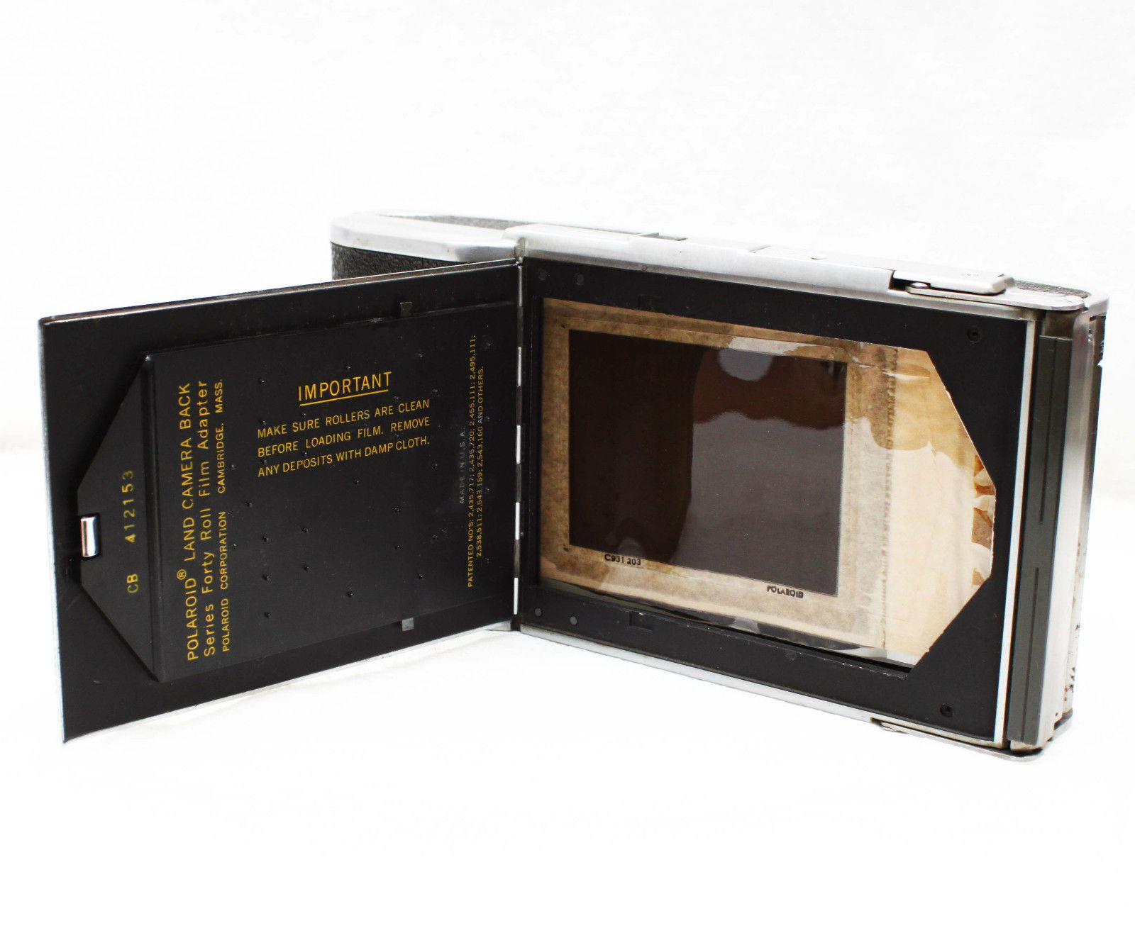 Polaroid 4x5 Inch Camera Film Backs and Holders for sale eBay