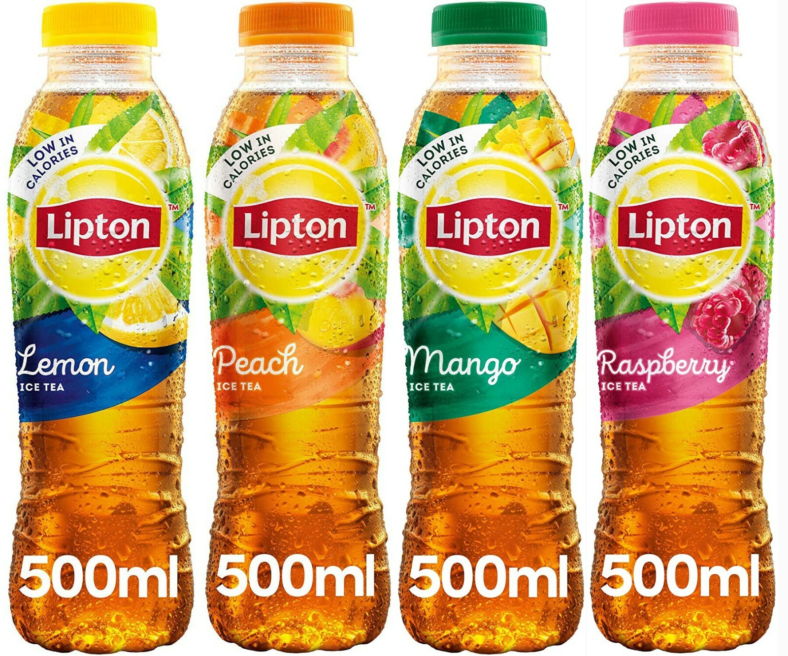 Lipton Ice Tea Peach/Lemon/Raspberry/Mango Flavored Natural ice tea500