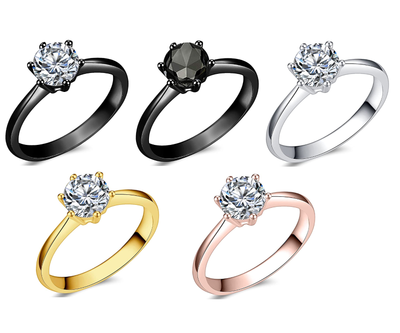 Anillo compromiso clasico sales