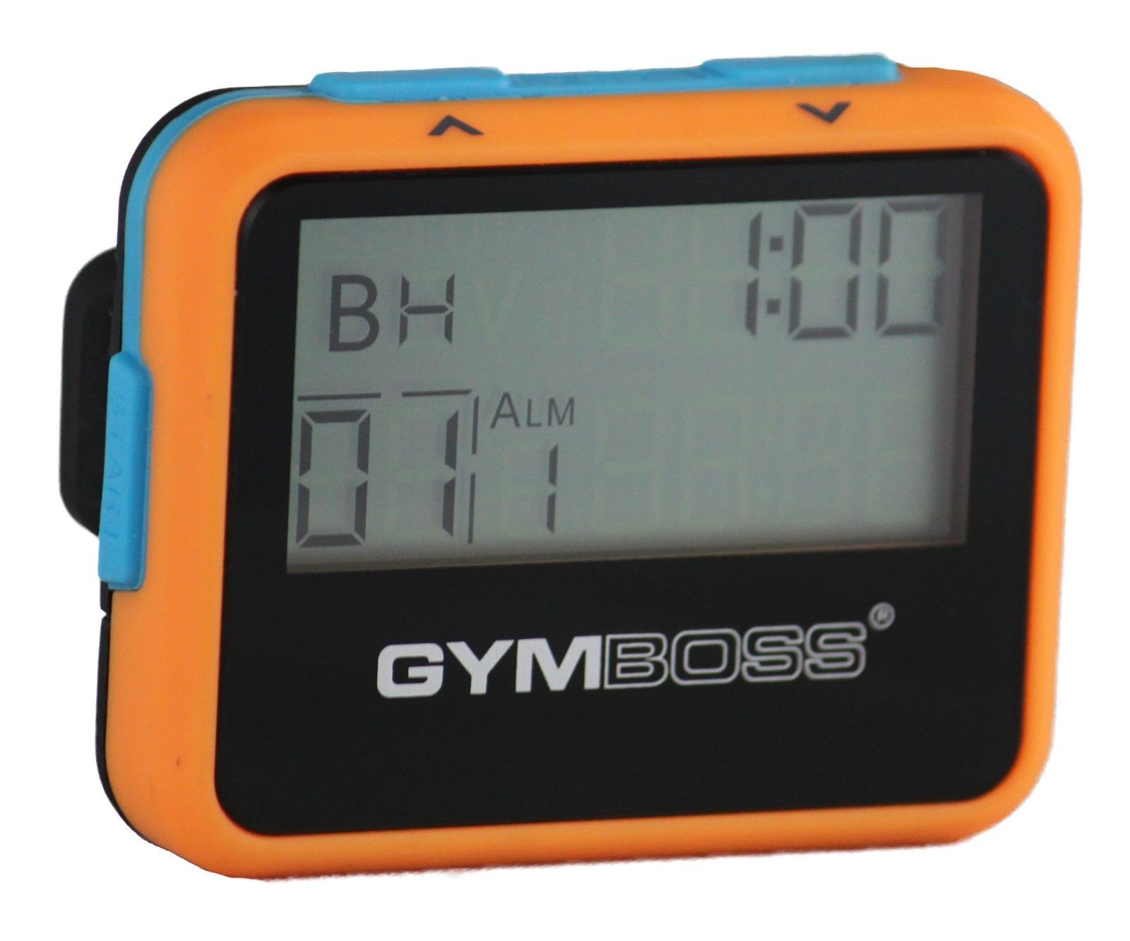 BLUE SOFTCOAT FROM GYMBOSS HQ GYMBOSS INTERVAL TIMER AND STOPWATCH BLACK