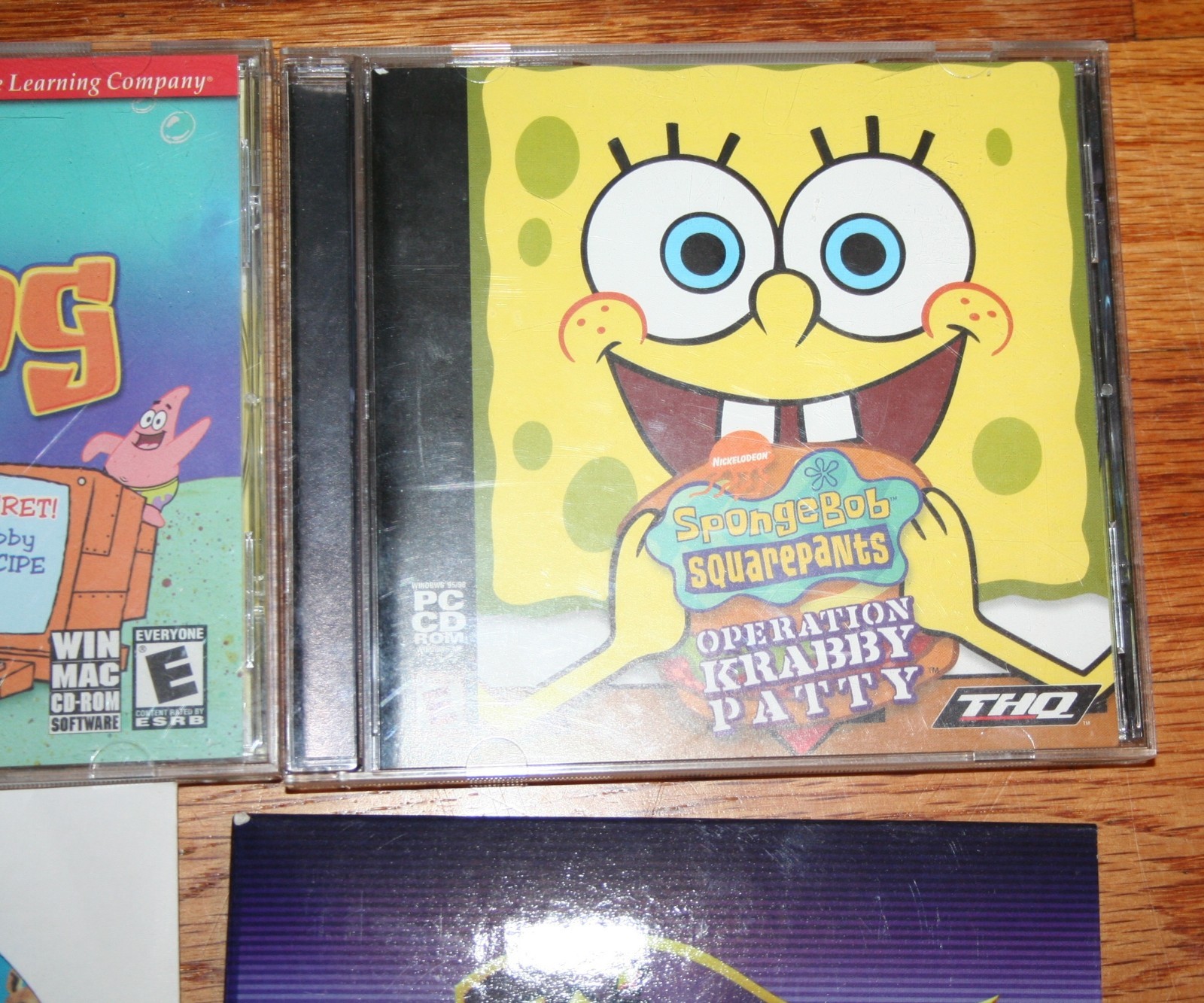 9 PC Computer Games CD-Rom WIN MAC Math Blaster Jeopardy Sponge Bob BIG GAME