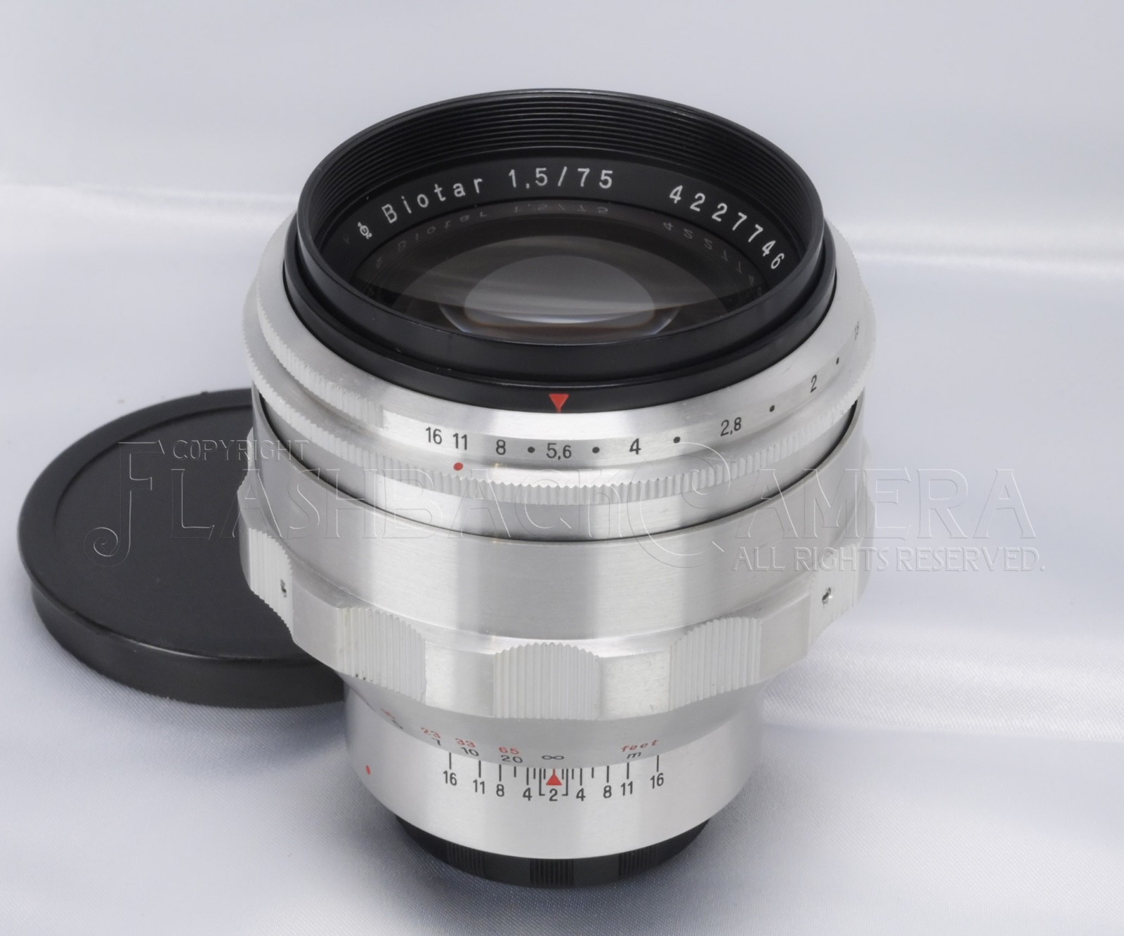 Carl Zeiss Jena Biotar 75mm f1.5 OH済 Clean * Carl Zeiss Jena Biotar 75mm f1.5 for Exakta Coated