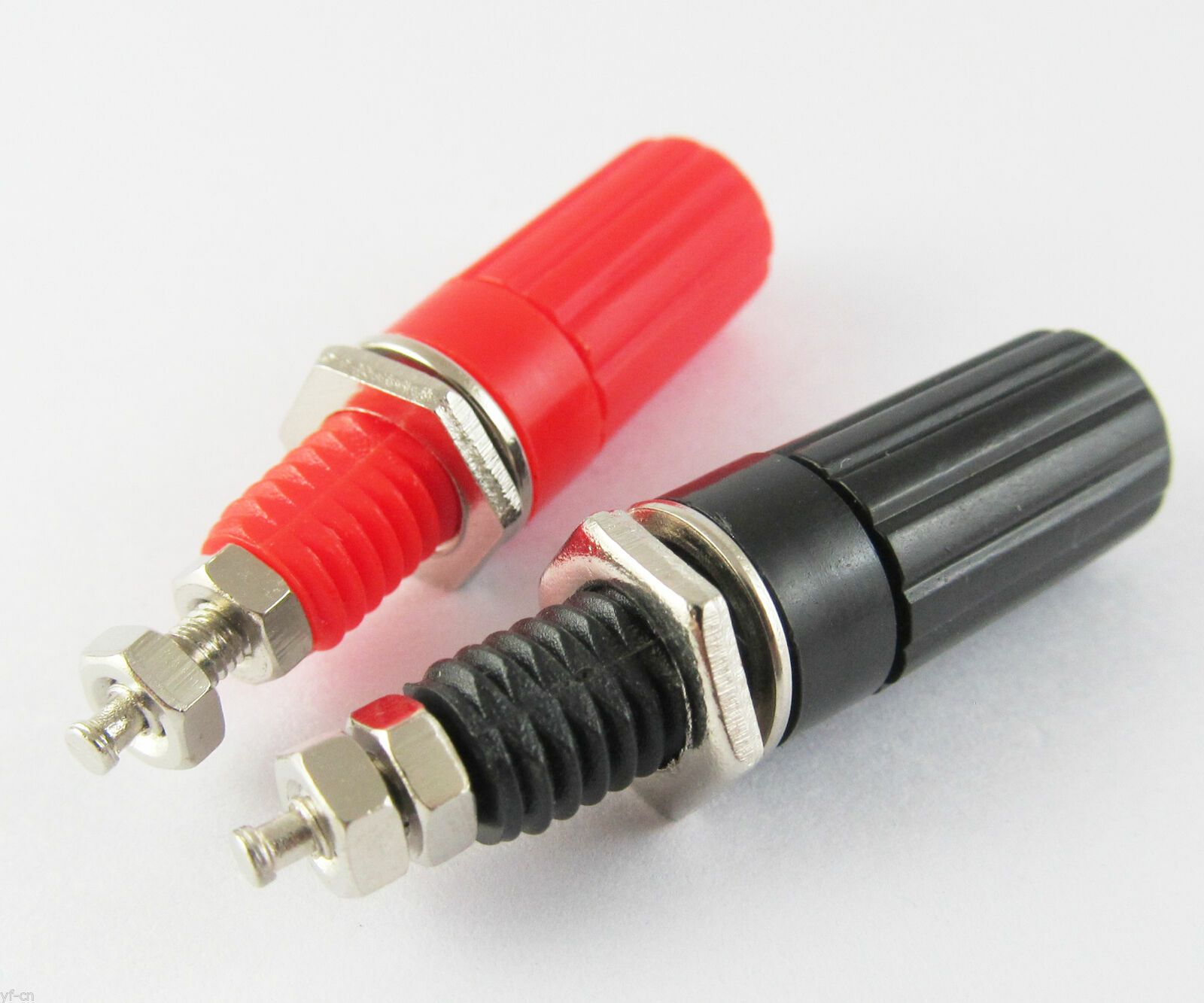 2 pairs 2 Colors Binding Post 4mm Banana Jack Female Audio Power