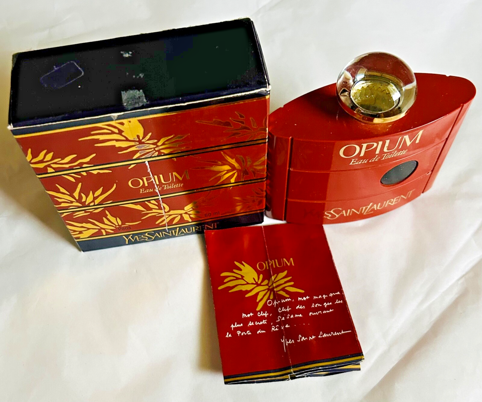 Yves Saint Laurent Opium セット Yves Saint Laurent YSL Opium 4 Pc