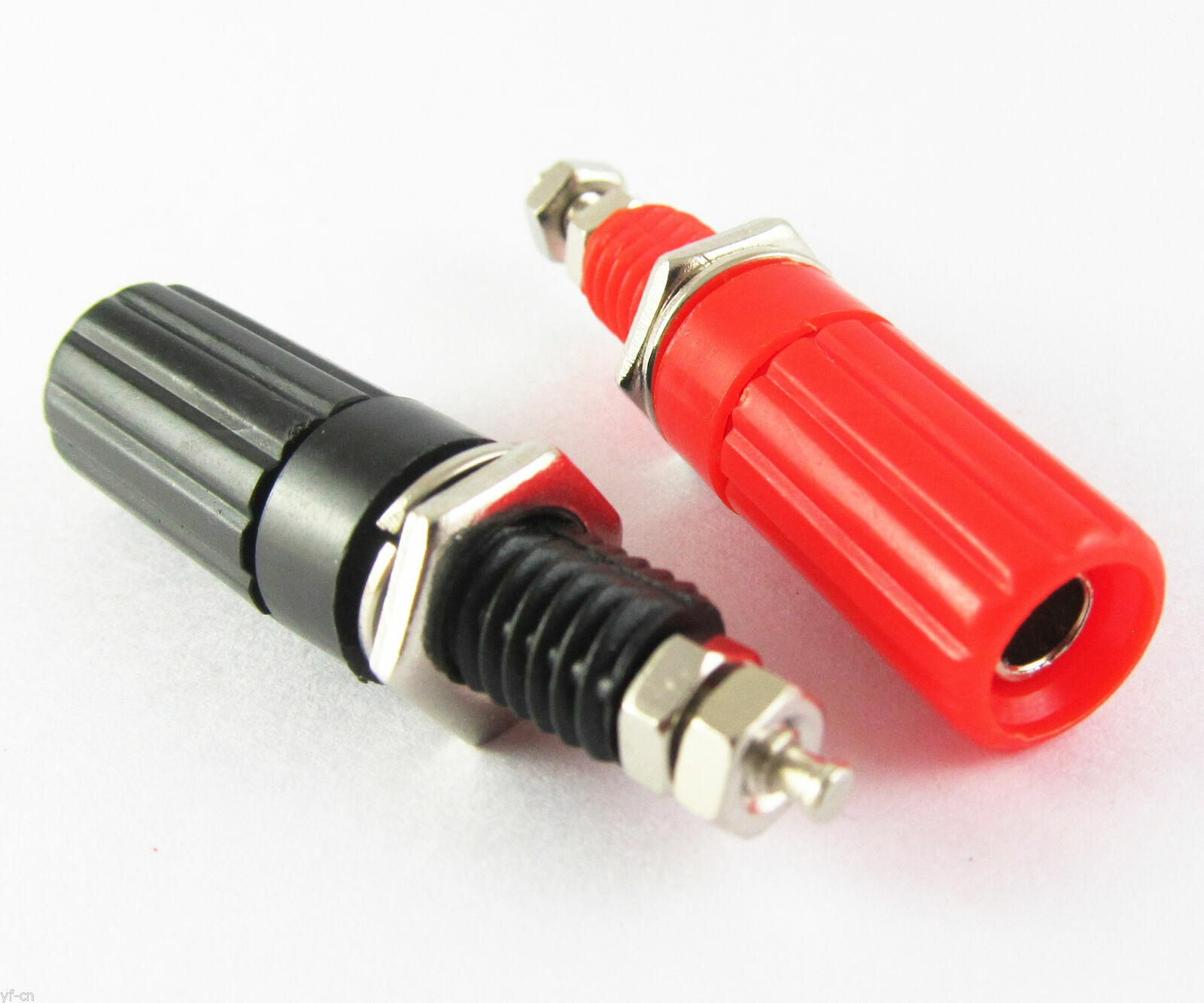 2 pairs 2 Colors Binding Post 4mm Banana Jack Female Audio Power