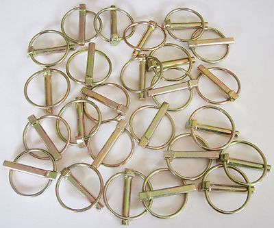 100 GOLIATH INDUSTRIAL 5/16'' LYNCH LINCH PIN 3 POINT HITCH CLIPS TRACTOR LP516