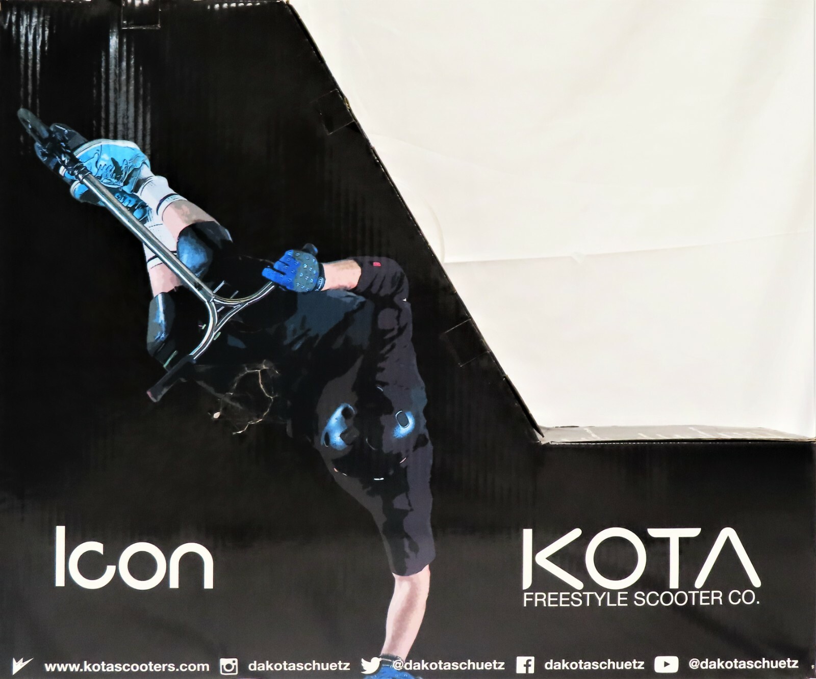 Kota Icon Professional Freestyle Scooter, Polished Silver (‎KOT17010)
