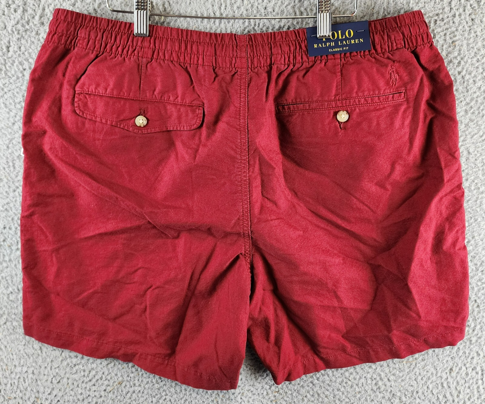 Polo Ralph Lauren 6-Inch Classic-Fit Polo Prepster Shorts Men's XXL Red Carpet - Picture 14 of 17