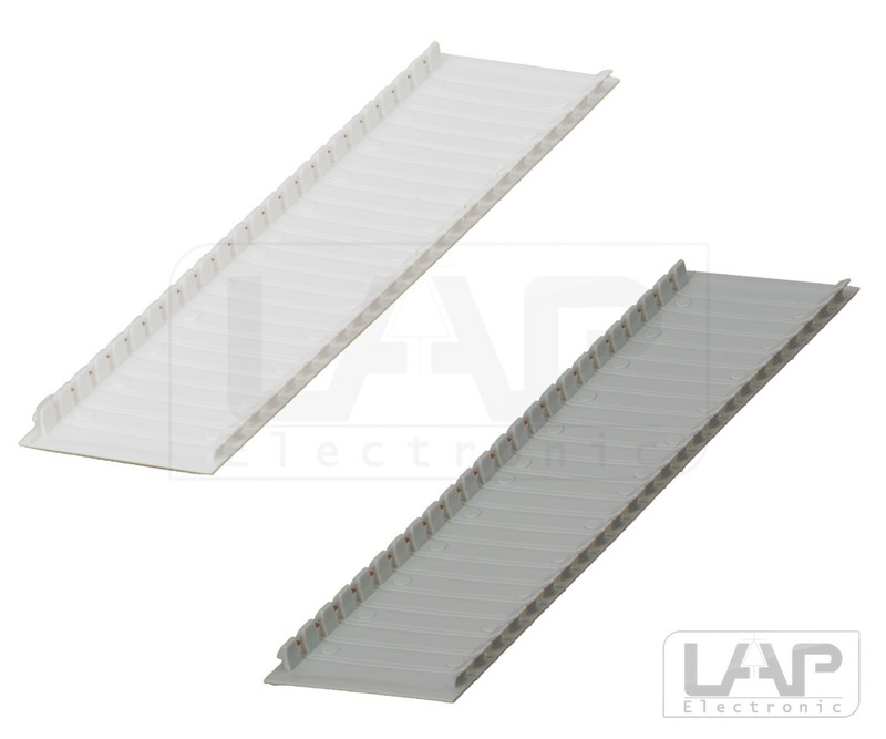 Abdeckstreifen Blindstreifen FÃ¼R Verteiler ZÃ¤Hlerschrank Sicherung 12te WeiÃ Gra