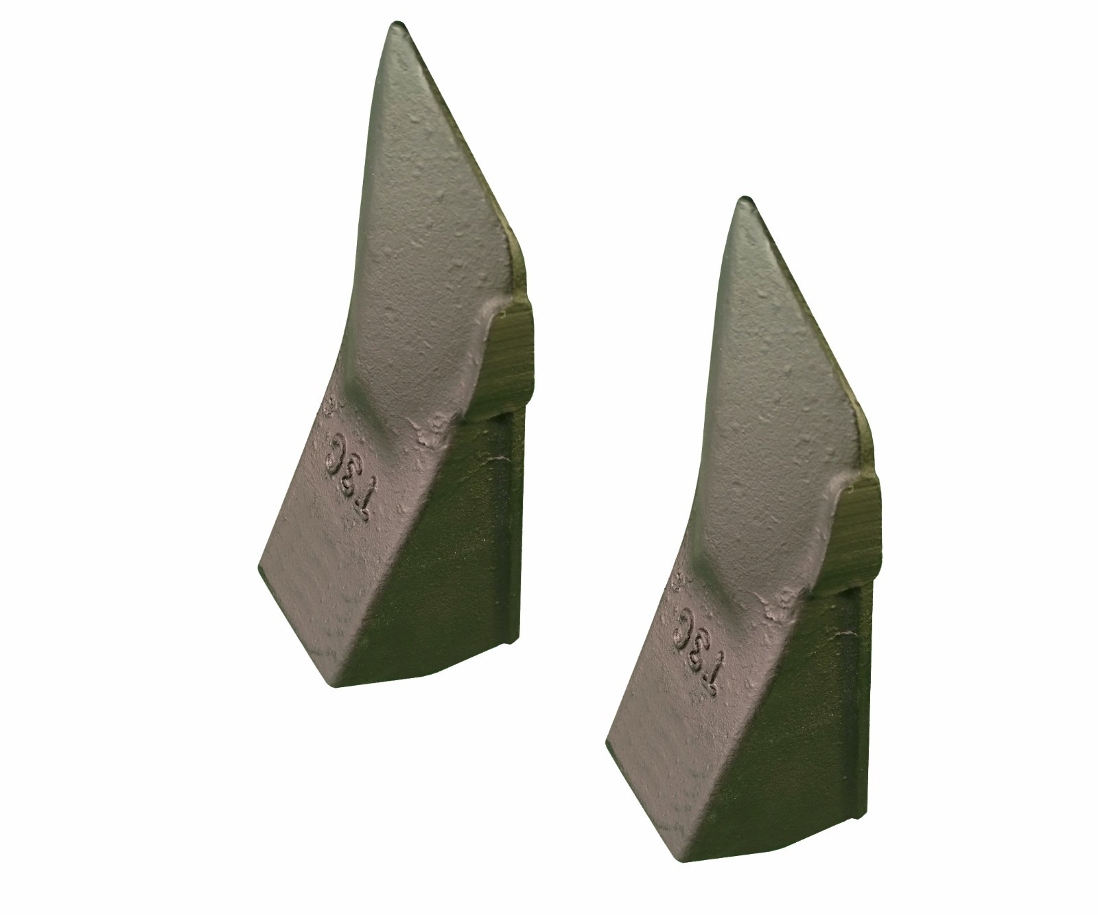 2 - Hensley Style Heavy Duty Crimp-On Tiger Rock Point
