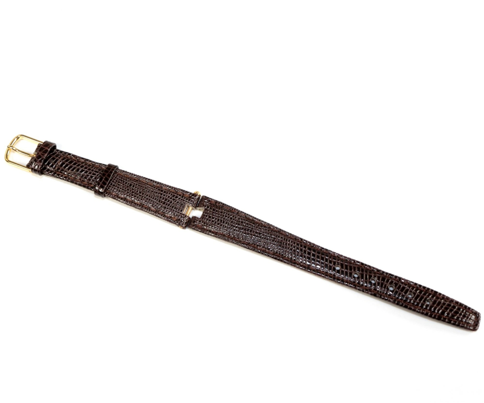 KREISLER LIZARD CALF BROWN WATCH BAND NOS - 13 mm - BV362 | eBay