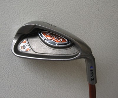 PING G10 CB 9-iron with Mfg. Graphite TFC-129-I shaft, R-Flex, Purple Dot, 36''