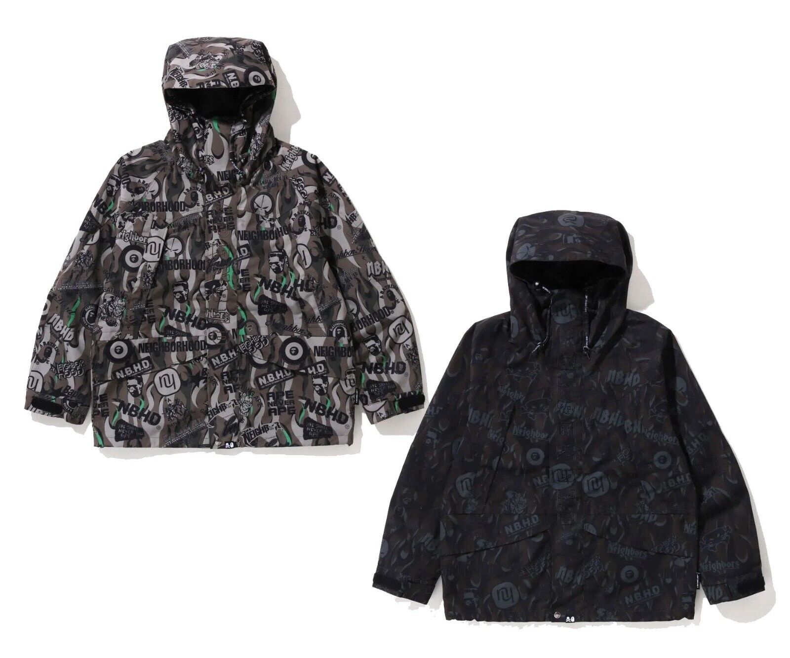 A BATHING APE Men's BAPE x NEIGHBORHOOD SNOWBOARD JACKET A BATHING APE Men's BAPE x NEIGHBORHOOD SNOWBOARD JACKET