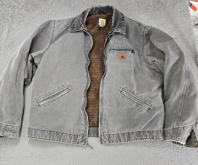 gray carhartt detroit jacket